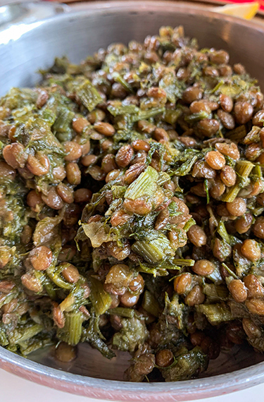 תבשיל מג'דרה שומר מקורי וטעים כל כך במסעדת ראי בכפר ראמה